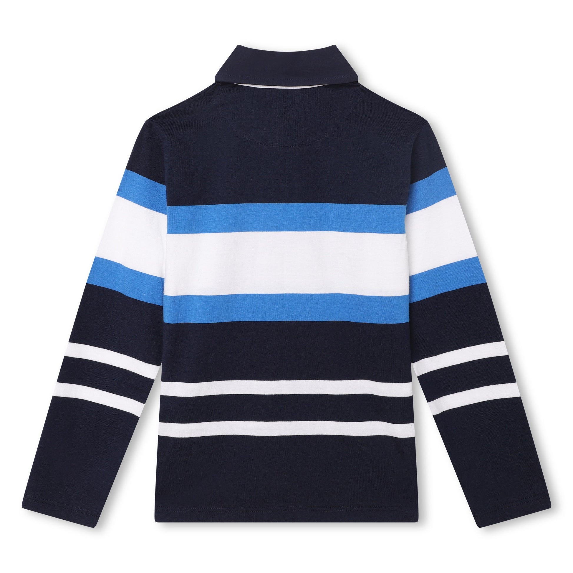 Boss, Long sleeved polo Tee shirts, Boss - Long sleeved polo Tee, blue/navy/white