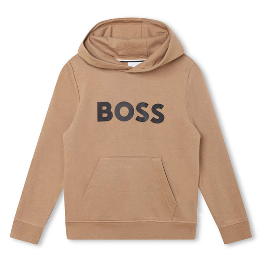 Boss, hoody, Boss - Hoodie, Tan