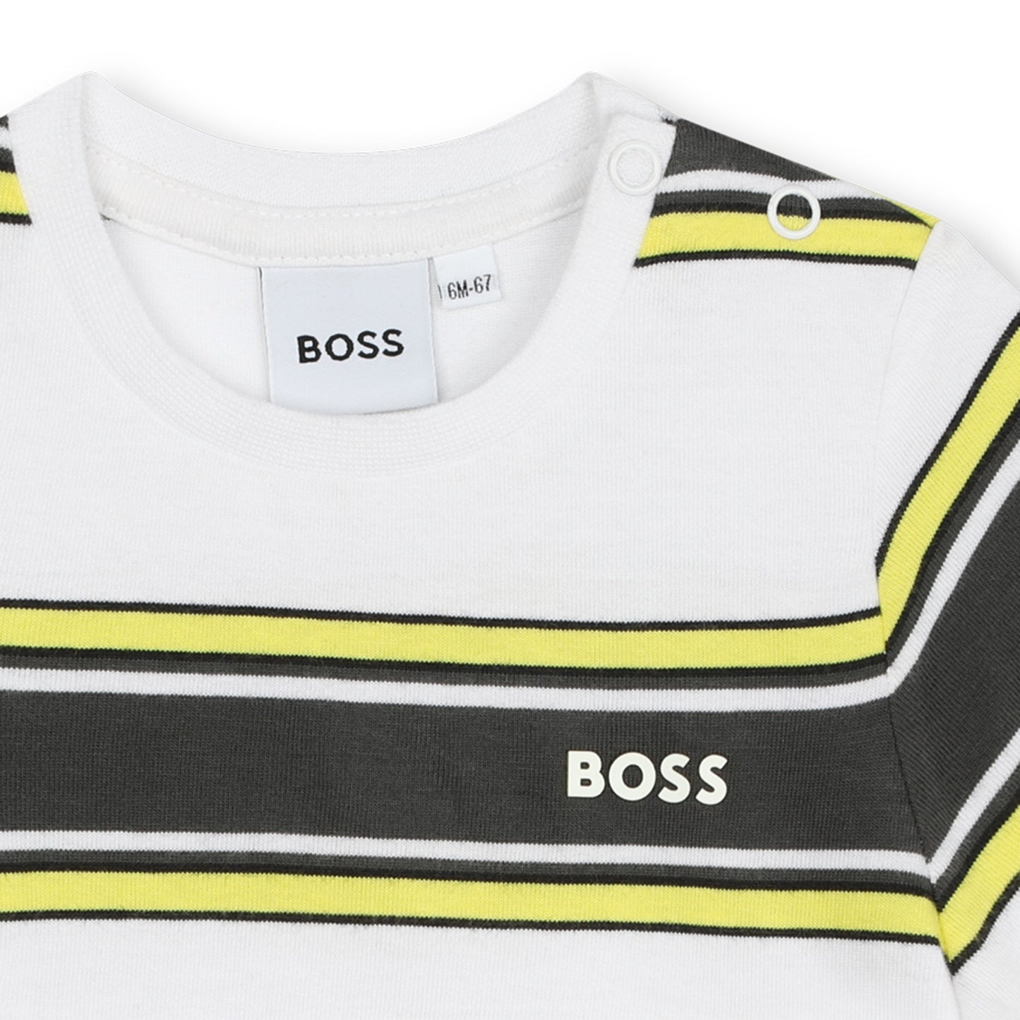 Boss, T-shirts, Boss - Crew neck, stripe T-shirt