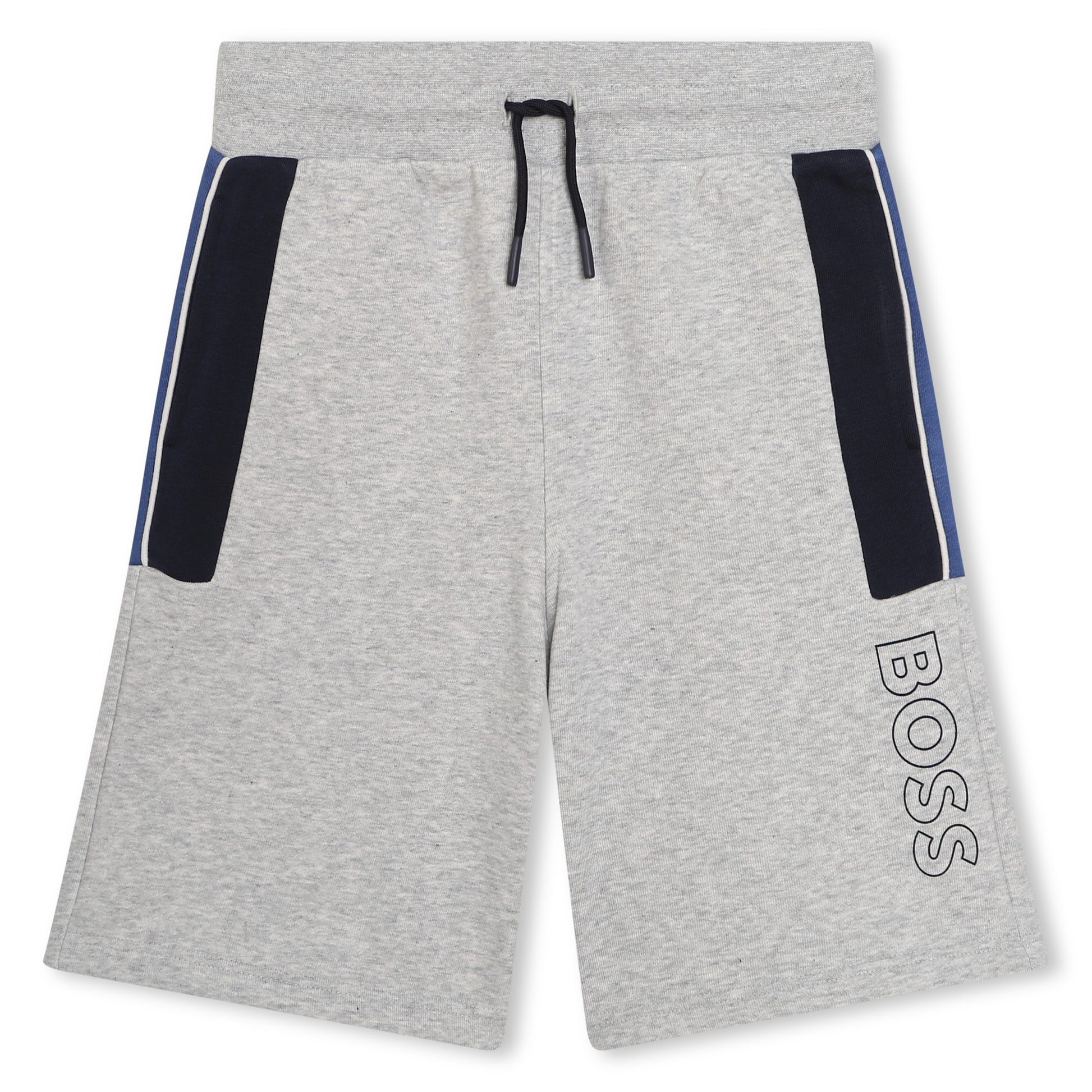 Boss, Shorts, Boss - Grey shorts with navy side panel