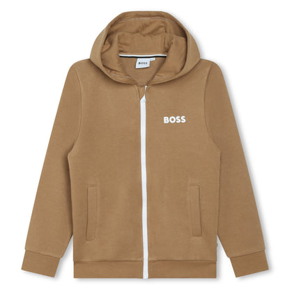 Boss, Hoodie, Boss - Hoody, Tan