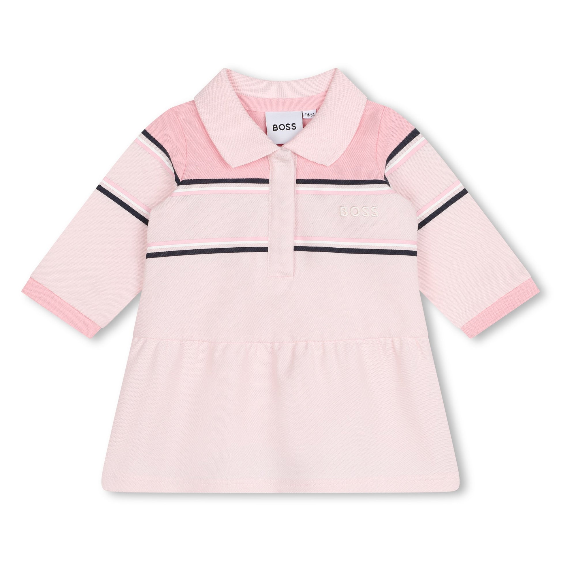 Boss, dresses, Boss - Pale pink baby polo dress