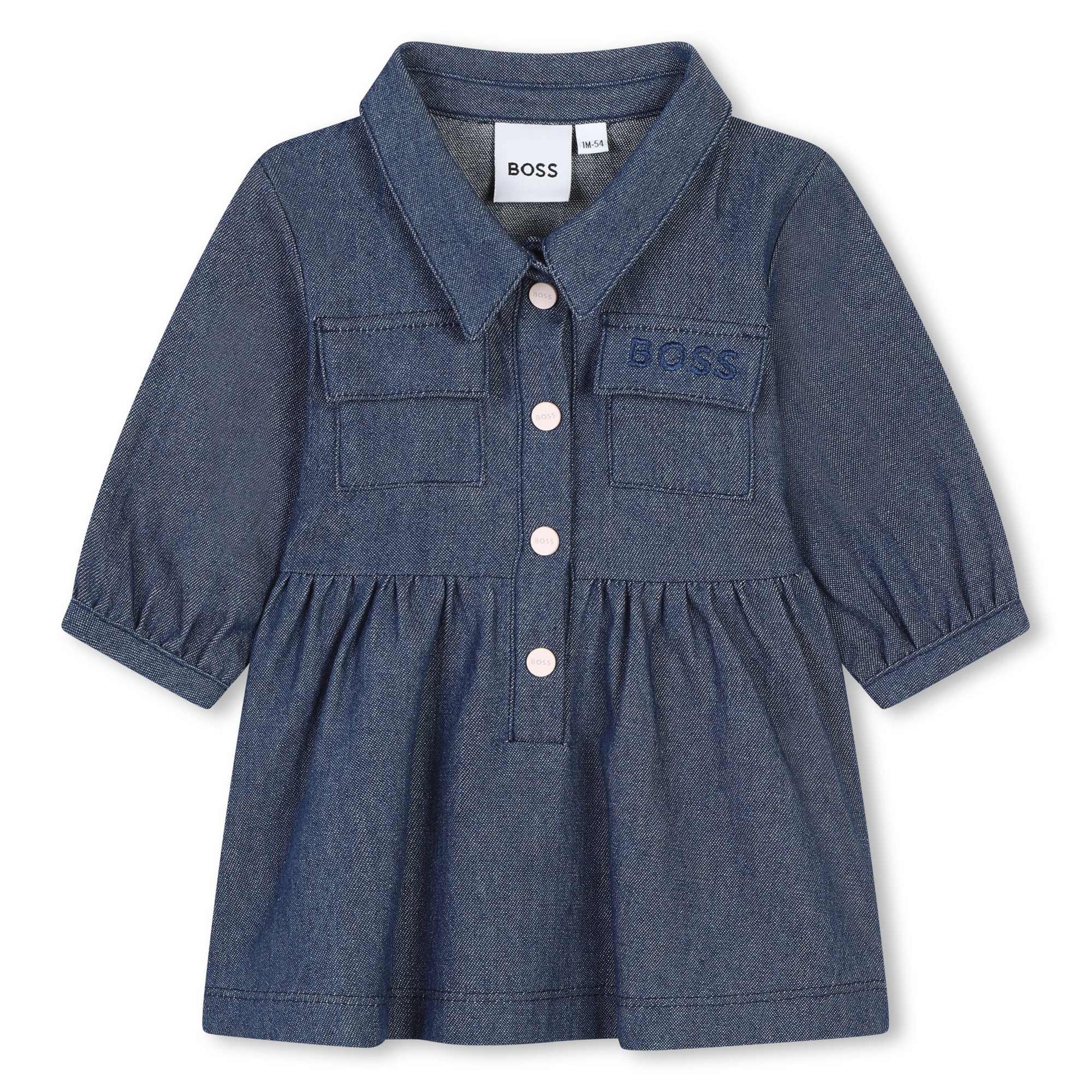 Boss, dresses, Boss - Baby rinse wash denim dress