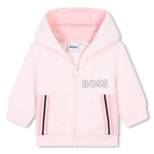 Boss, Track suits, Boss - Pale pink baby Tracksuit