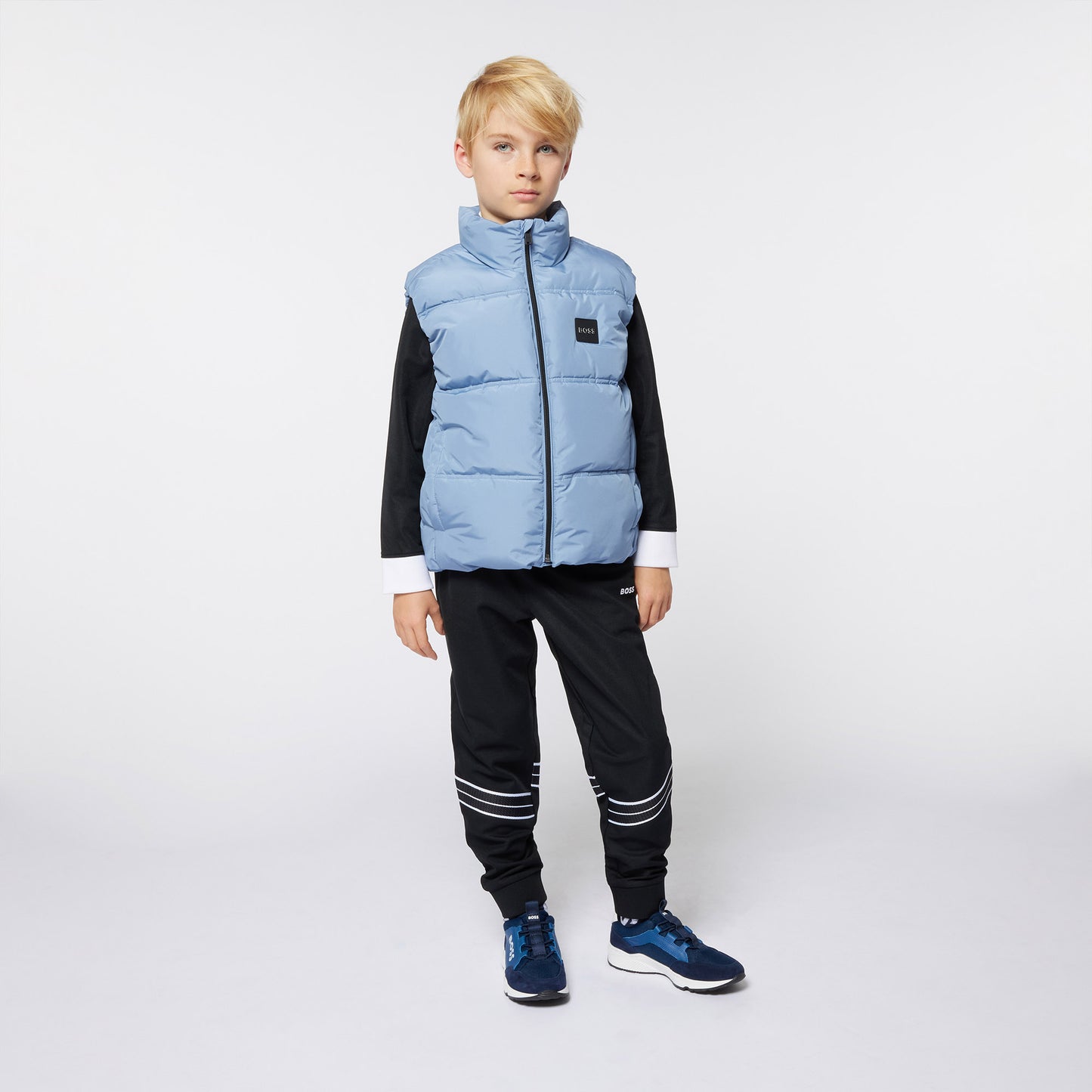 Boss, Coats & Jackets, Boss - Grey/blue Puffer gilet