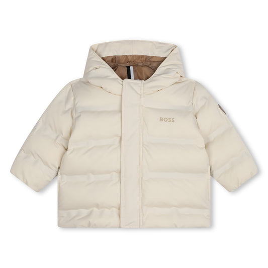 Boss, Coats & Jackets, Boss - Cream puffer jacket