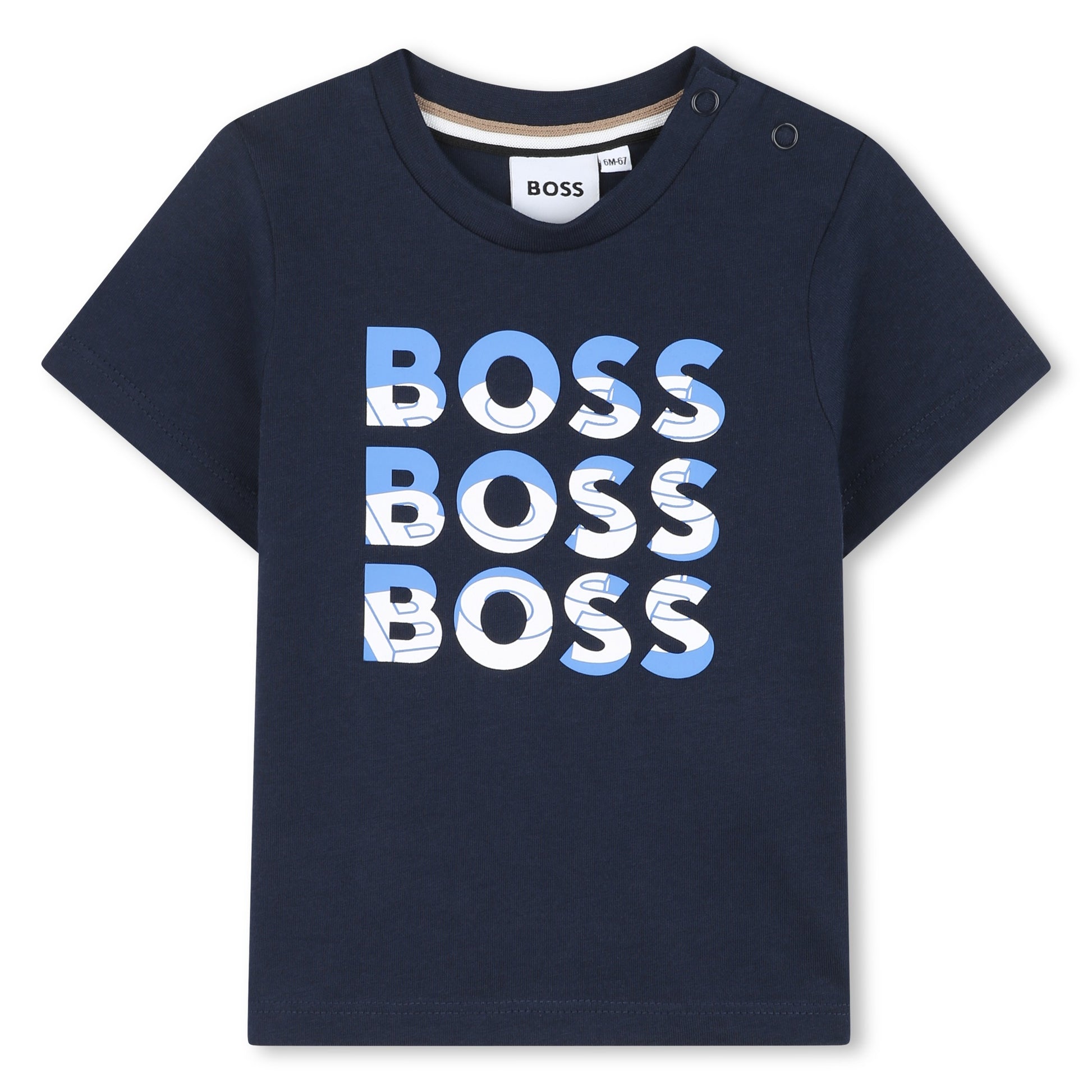 Boss, T-shirts, Boss - Navy, Short sleeved Tee-shirt