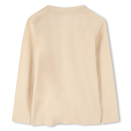 Boss - Sand long sleeved T-shirt