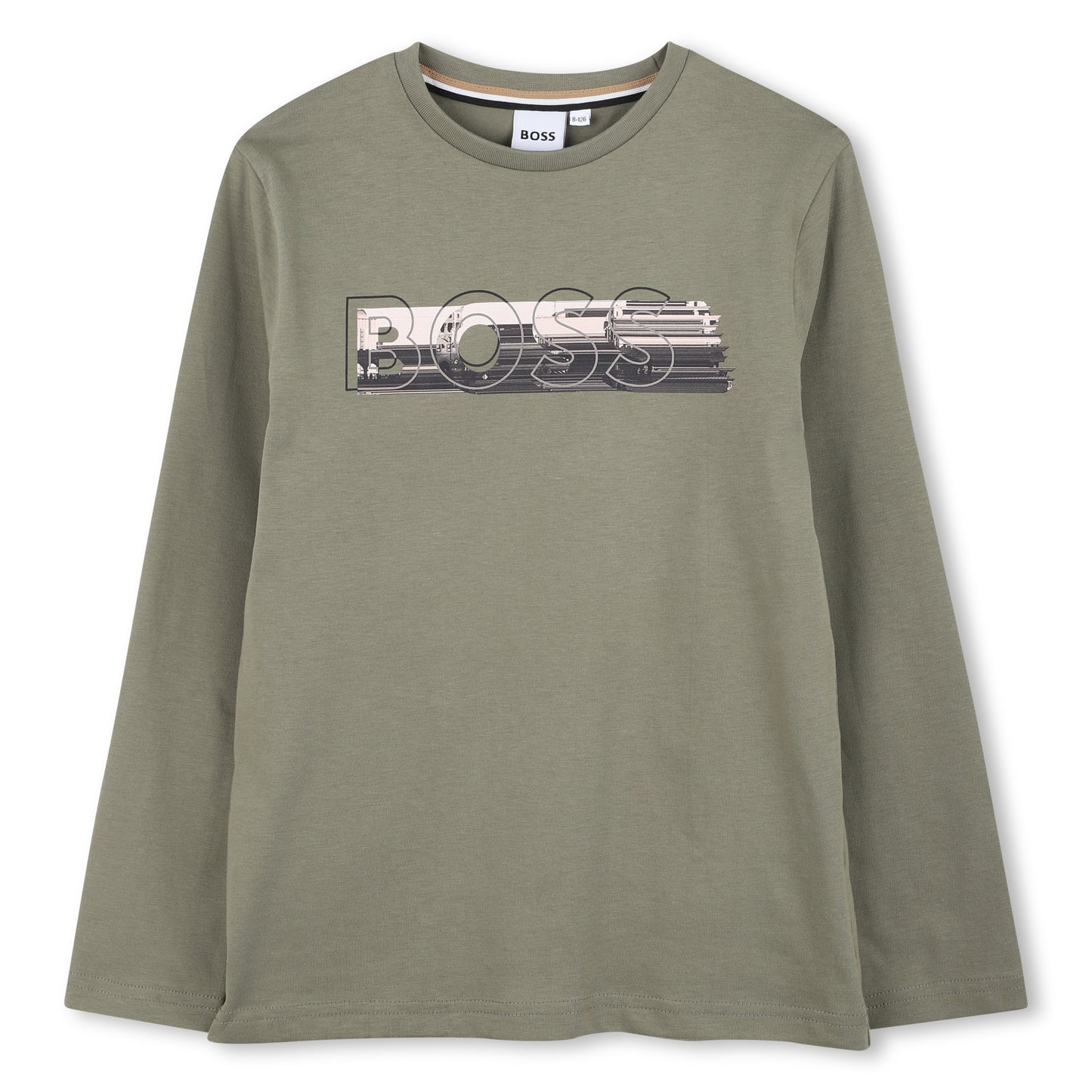 Boss - Green long sleeved T-shirt