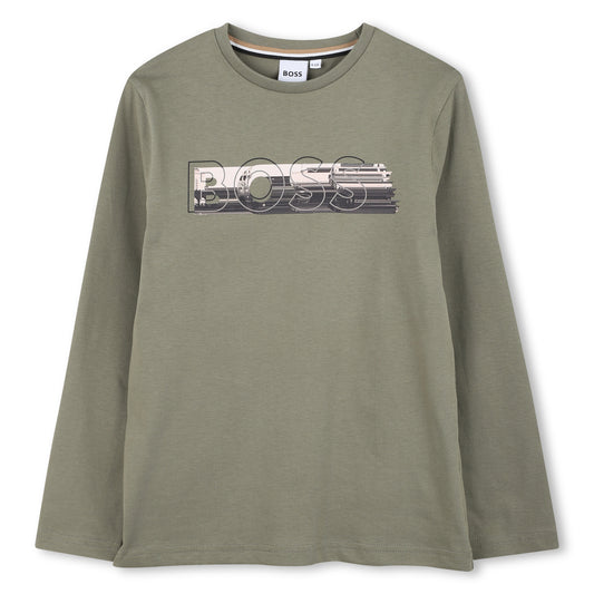 Boss - Green long sleeved T-shirt