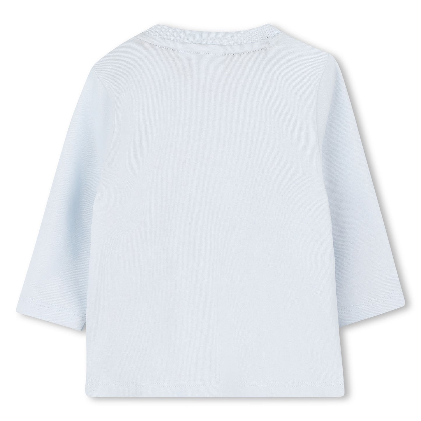 Boss - Pale blue long sleeved T-shirt, Boss front print  (18m-3yrs)