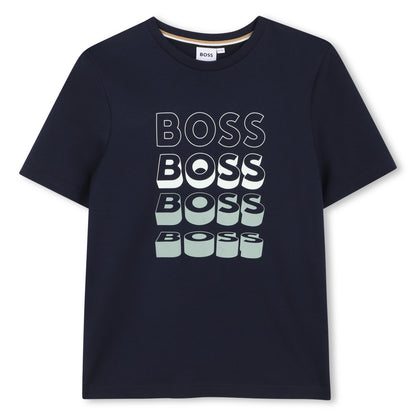Boss - Navy crew neck T-shirt