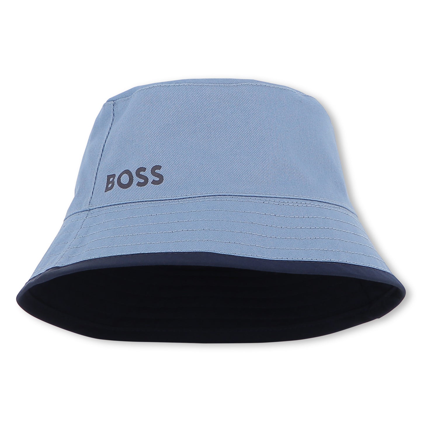 Boss - Navy/ light blue reversible bucket hat