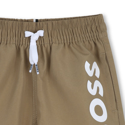 Boss - Toddler, dark beige swim shorts