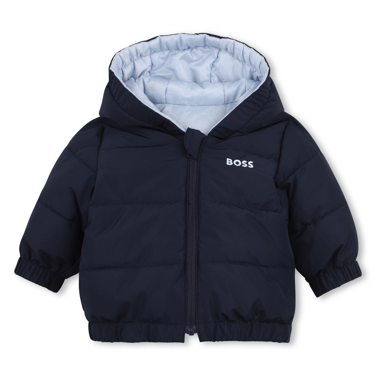 Boss - Baby jacket, reversible, Light blue / navy