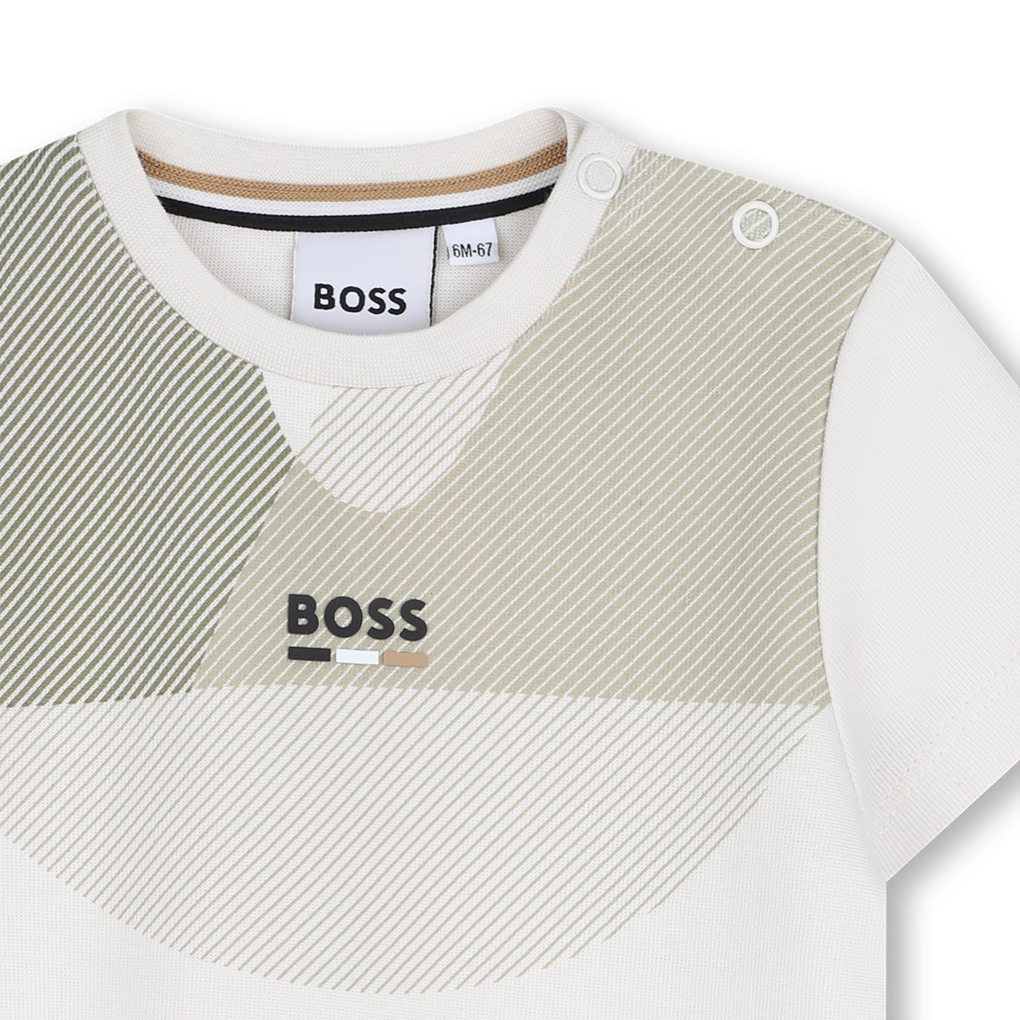 Boss - T-shirt, cream and sage  (Toddler)