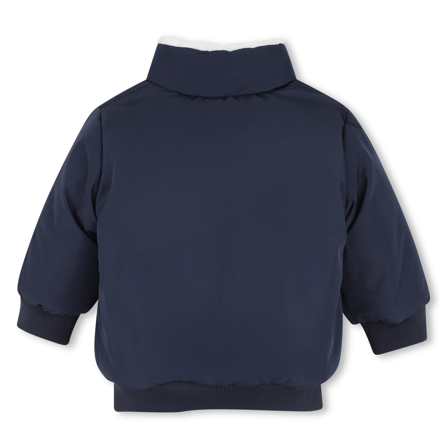 Boss - Zip fleece, reversible, navy and cream (toddler)