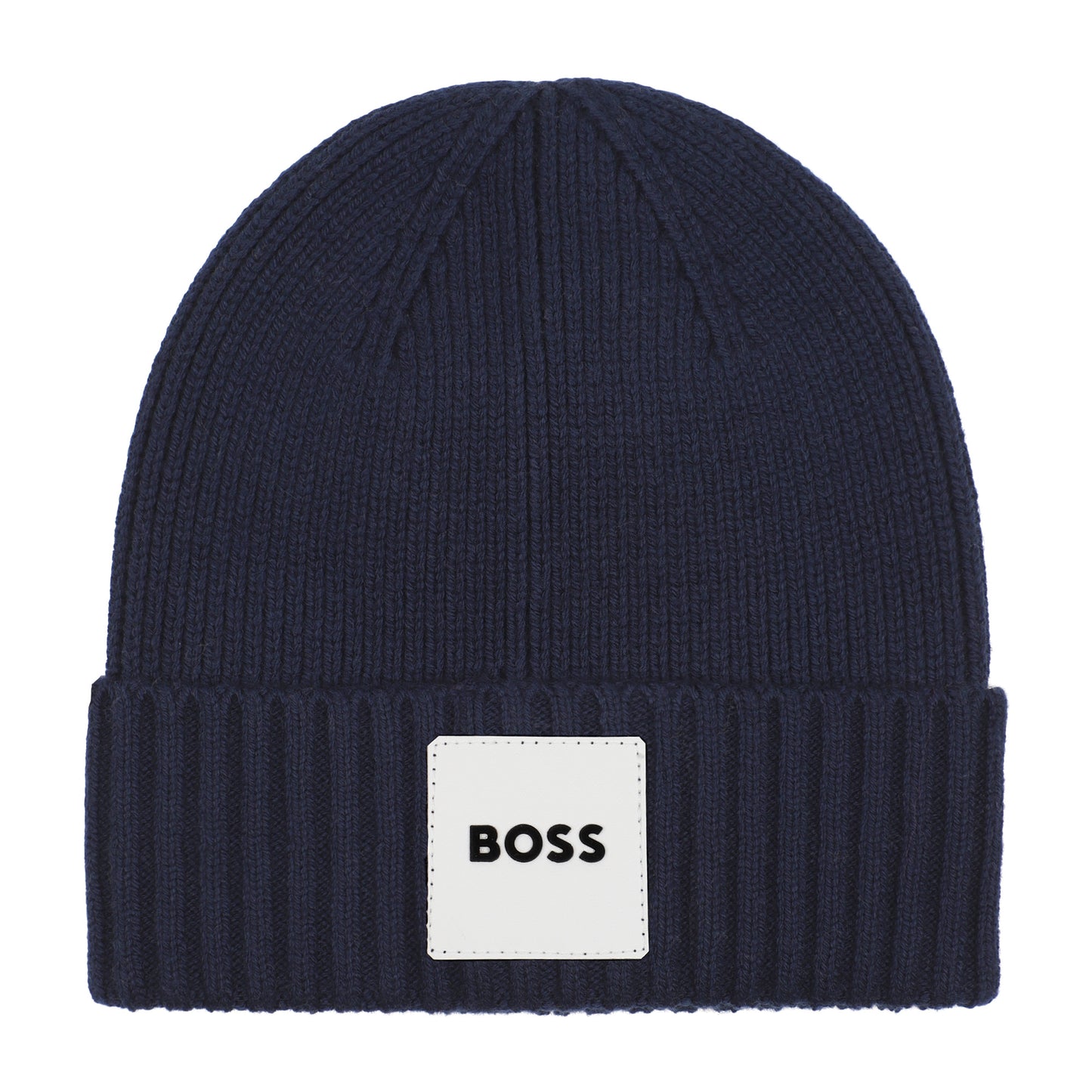 Boss - Navy pull on knit hat