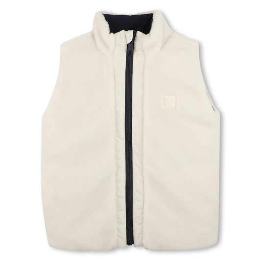 Boss - Reversible navy and cream gilet