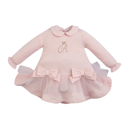 Little A, dresses, Little A - Pink sweat dress, Ellie