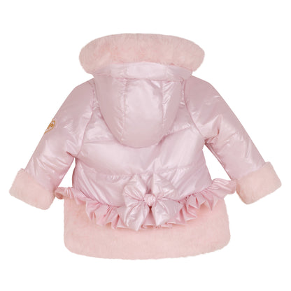 Little A, Coats & Jackets, Little A - Faux fur padded jacket, pink, Honey