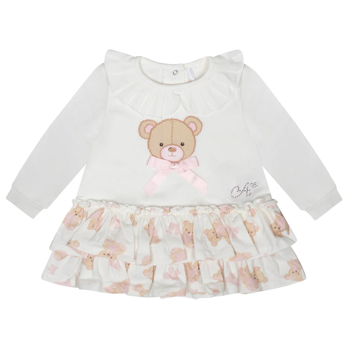 Little A, dresses, Little A - Bear print frill dress