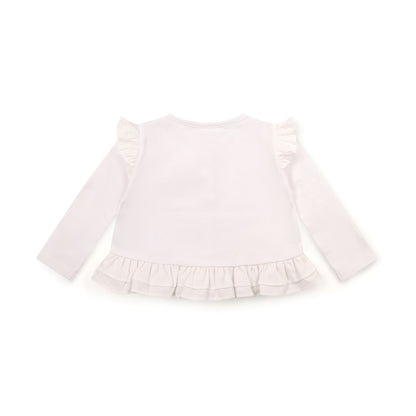 Little A - Cardigan, white