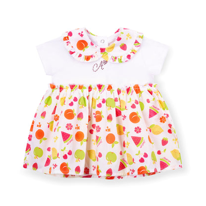 Little A - Fruit dress with matching pants