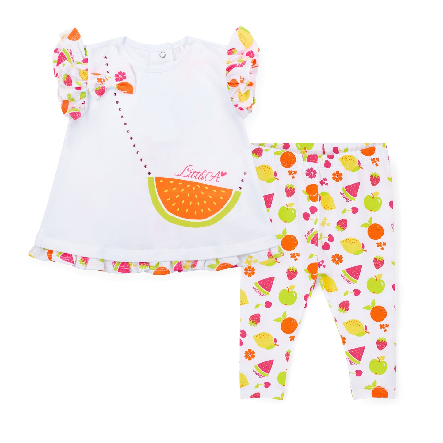 Little A - Fruit legging 2 piece outfit