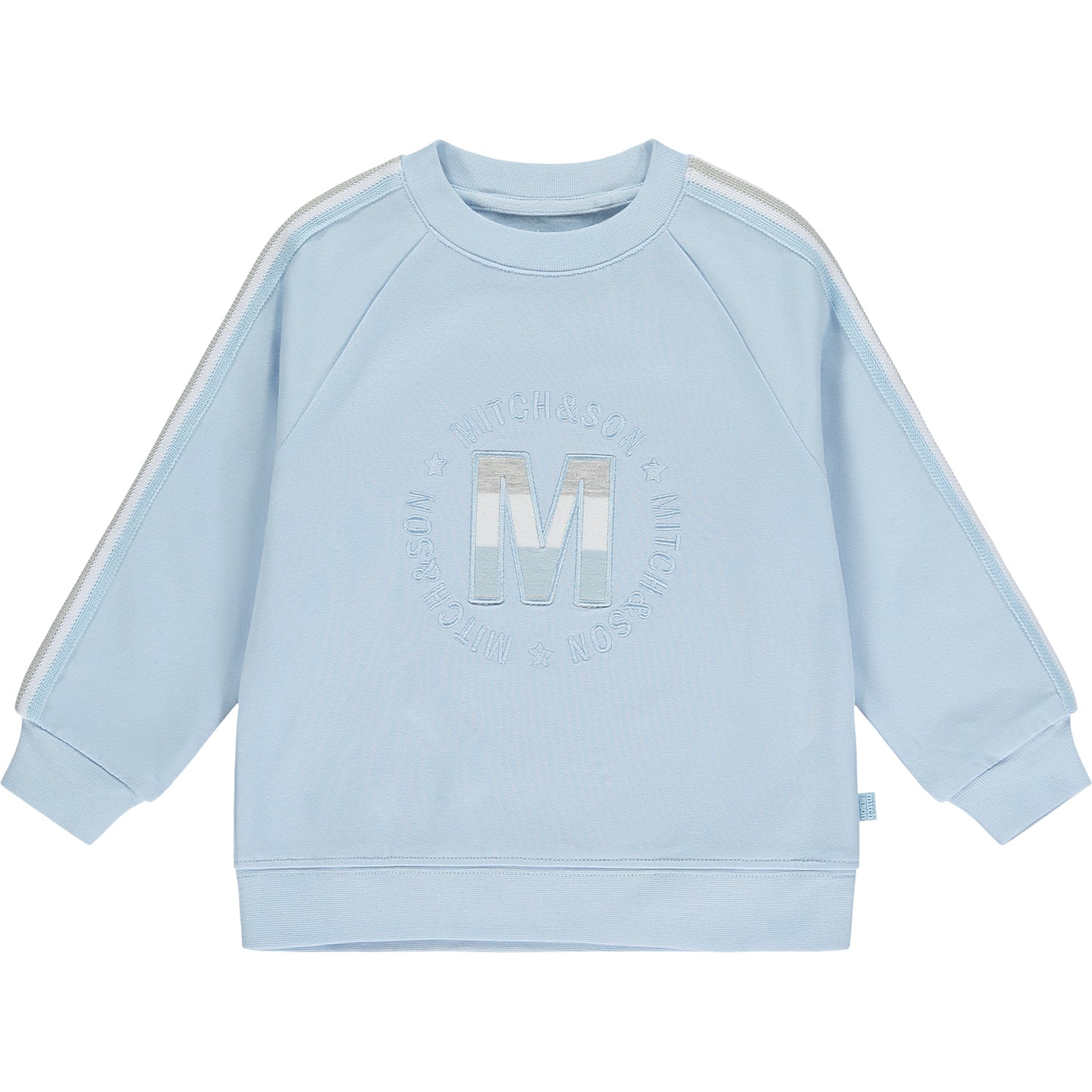 Mitch & Son, tracksuits, Mitch & Son - Sky blue Tape M logo tracksuit, Nick