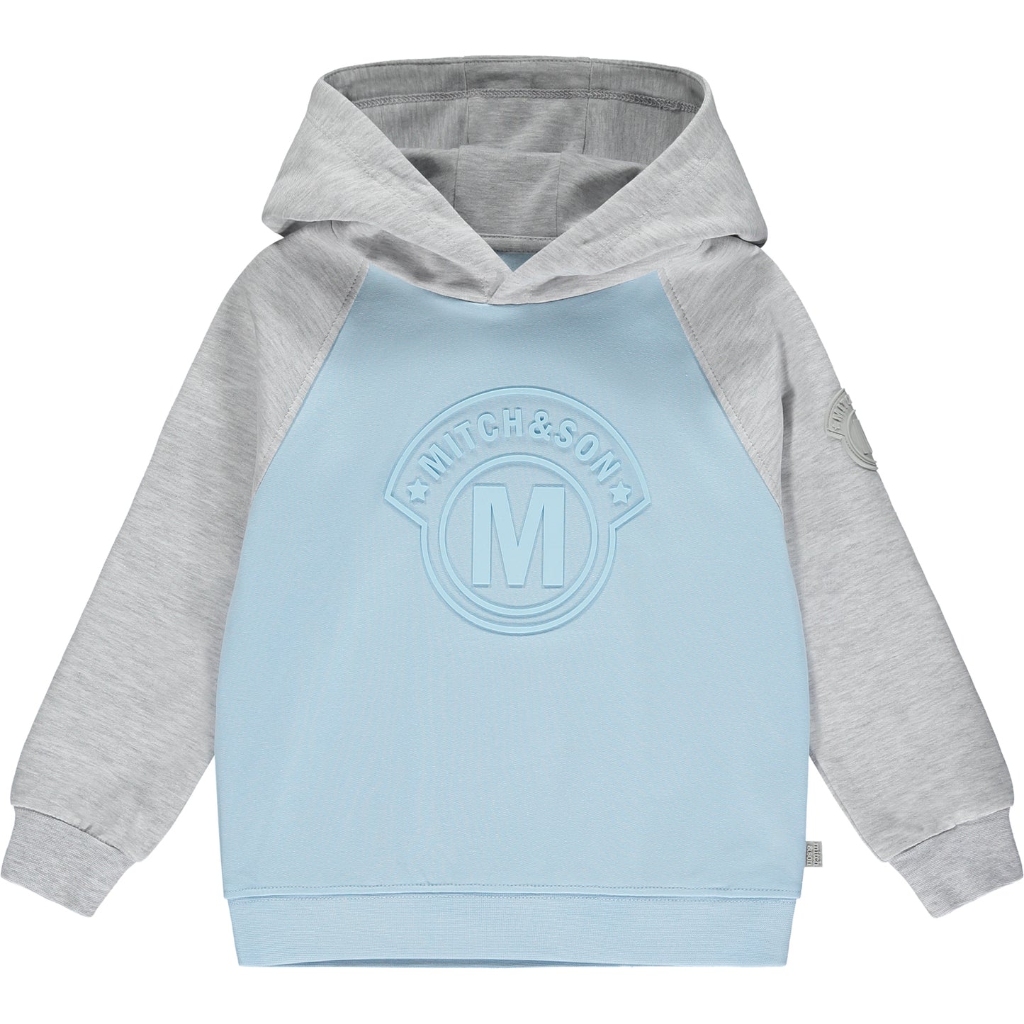 Mitch & Son, tracksuits, Mitch & Son - Sky blue hoody M logo tracksuit, Nathan