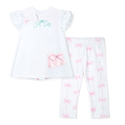 A’Dee - Handbag legging set with back insert