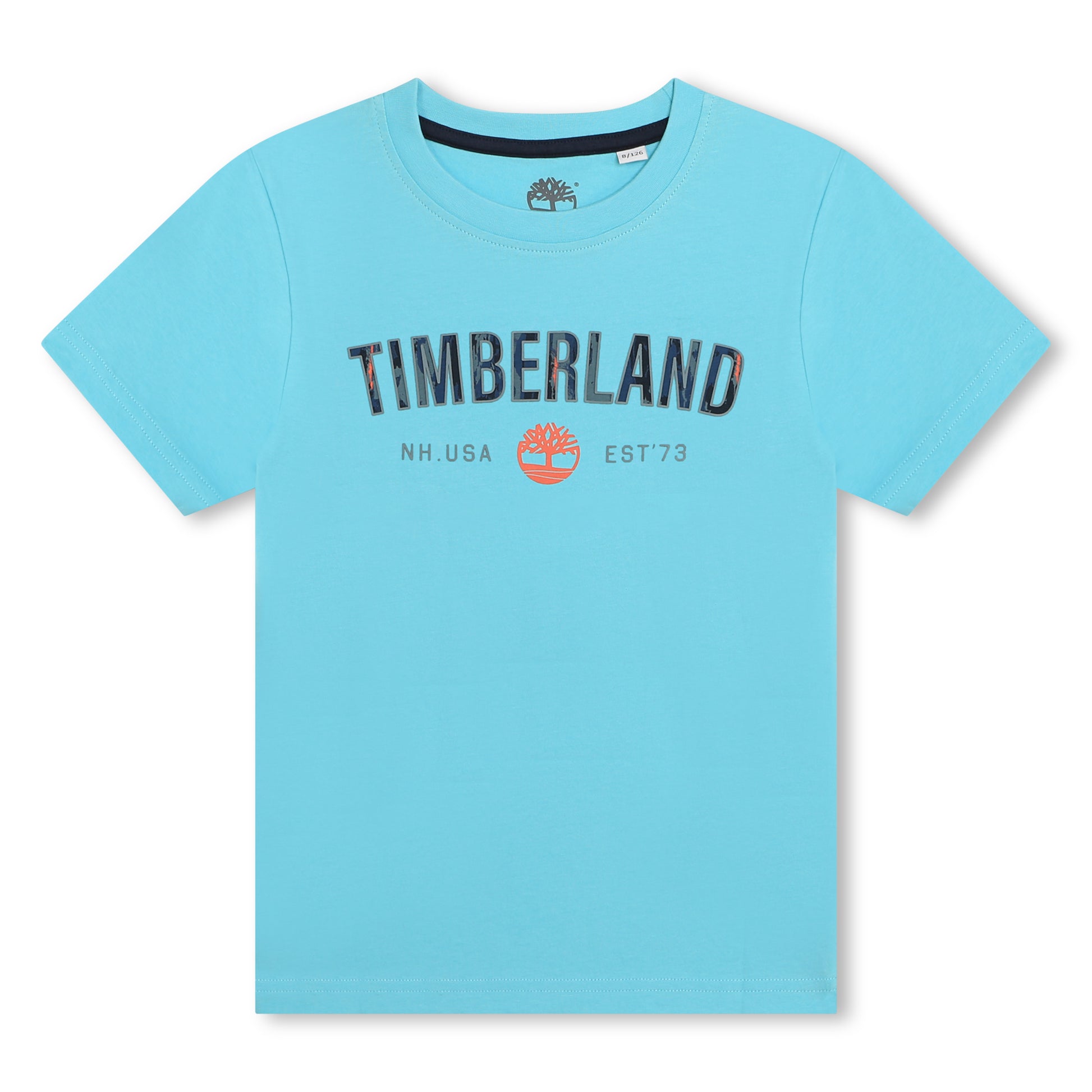 Timberland, T-shirts, Timberland - Aqua crew neck T-shirt