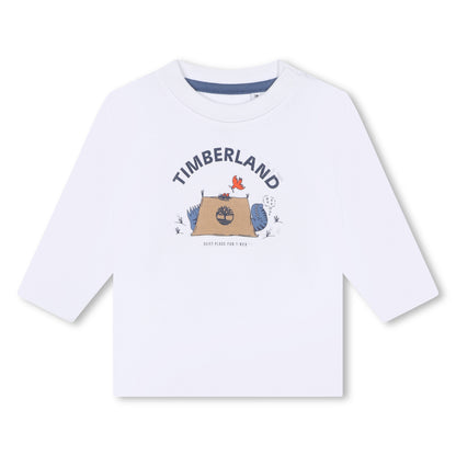 Timberland, Long Sleeved T-shirts, Timberland - Baby long sleeved T-shirt, white