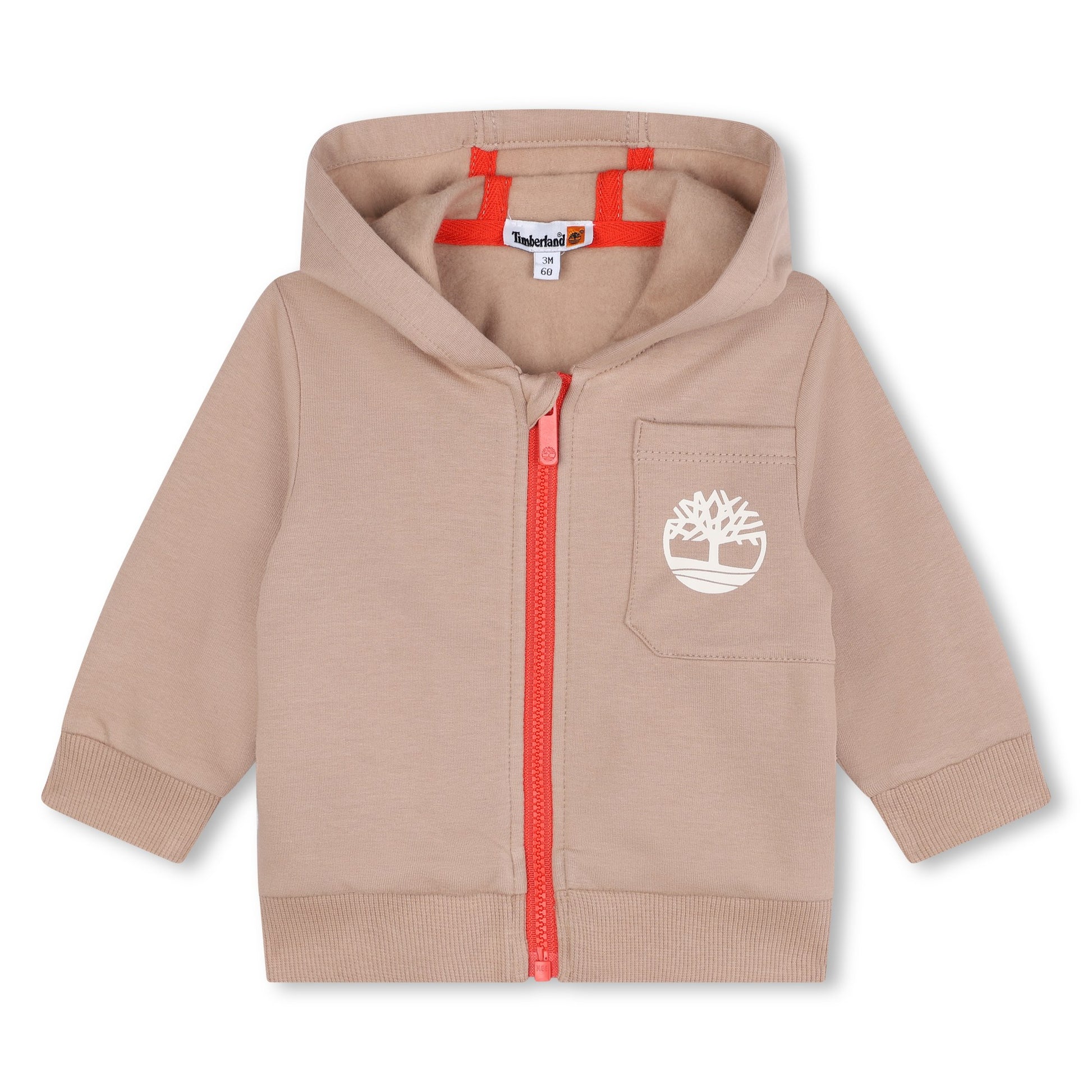 Timberland, Hoodies, Timberland - Baby hooded cardigan, beige