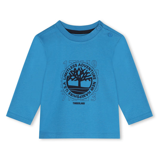 Timberland, Long Sleeved T-shirts, Timberland - Long sleeved T-shirt, blue