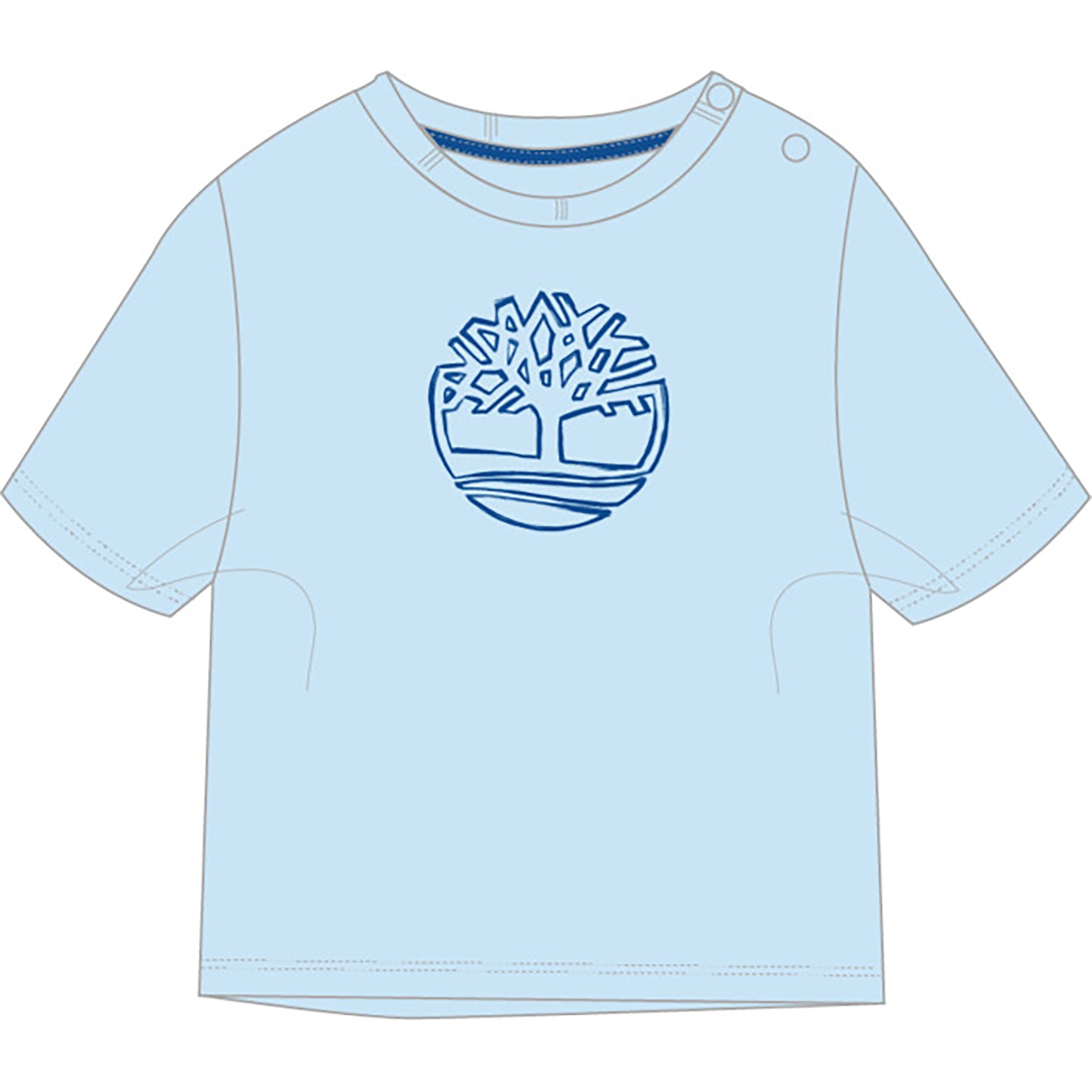 Timberland, T-Shirt, Timberland - T-Shirt, Pale Blue