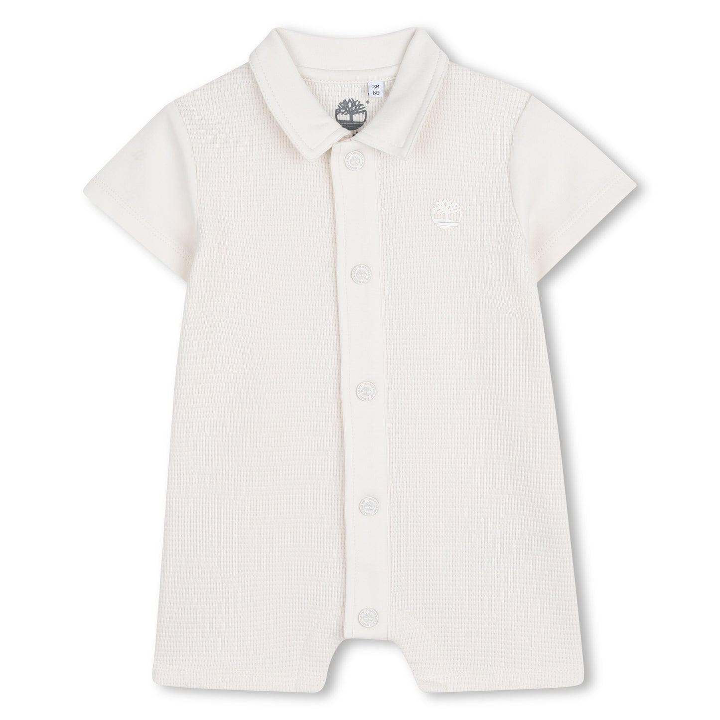 Timberland -  Ivory romper and matching hat