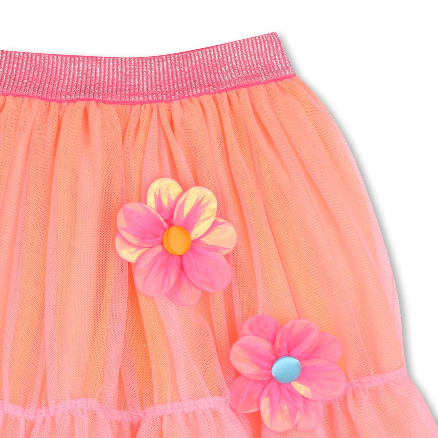 Billieblush - Pink/Peach skirt with floral detail