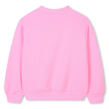 Billieblush - Pink sweatshirt, 'My Sunny Funny Side' front design