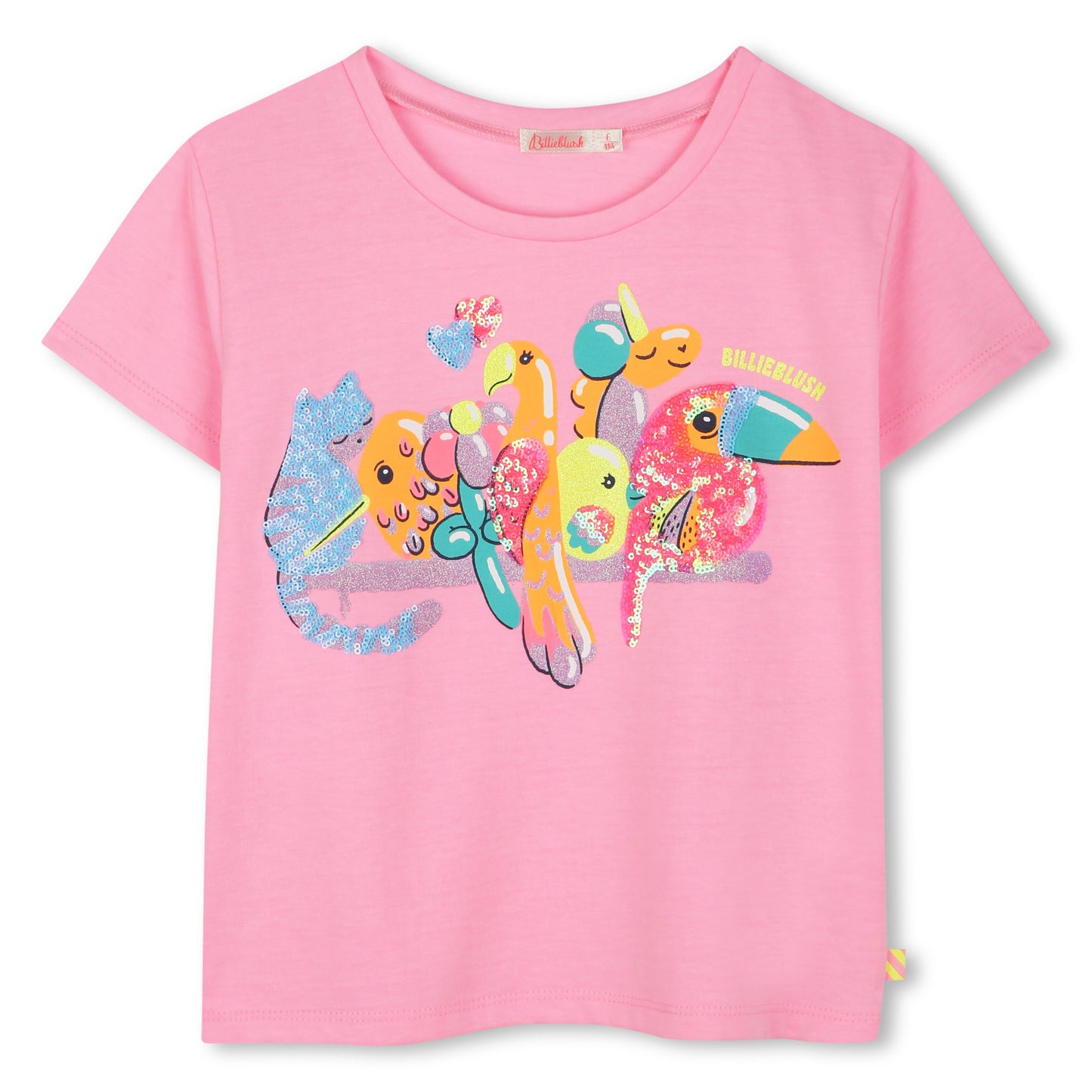 Billieblush - Light pink T-shirt, floral front design