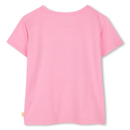 Billieblush - Light pink T-shirt, floral front design