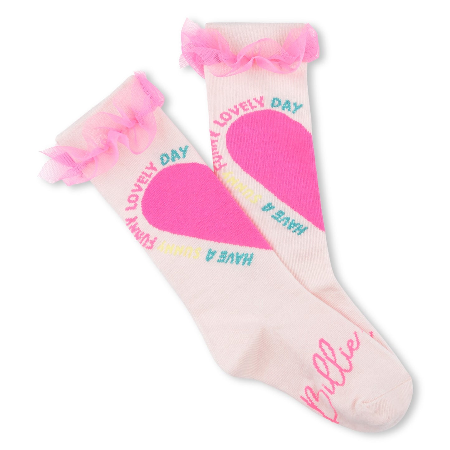 Billieblush - Pink socks, heart design