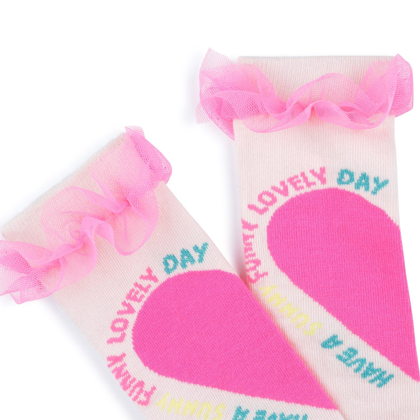 Billieblush - Pink socks, heart design