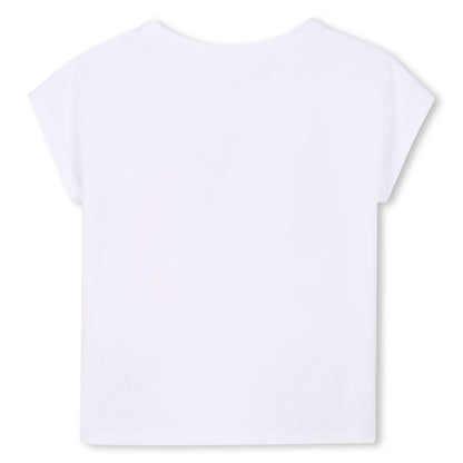 Billieblush - White T-shirt with pink 'LOVE' front design