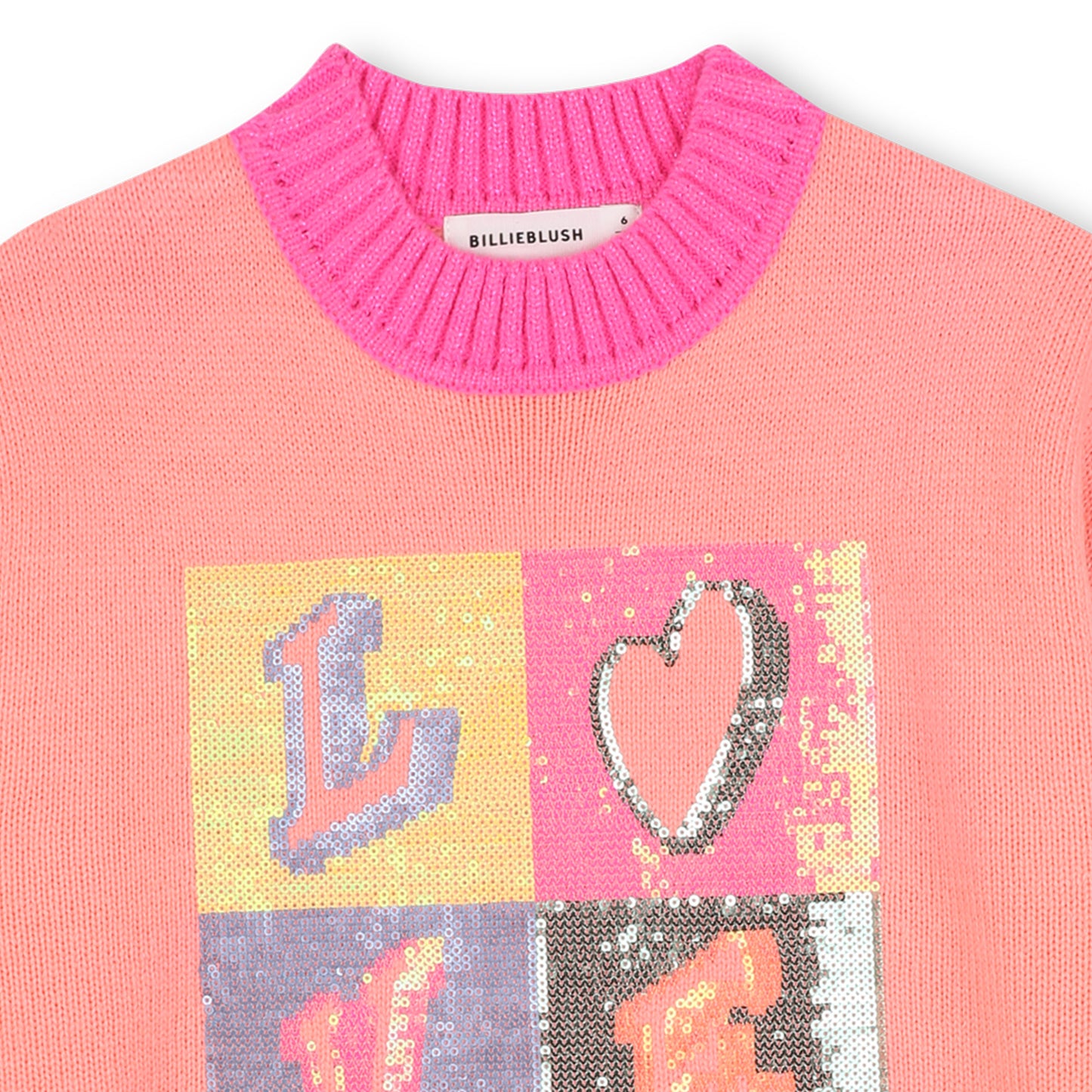 Billieblush - Peach knit dress, 3 yrs