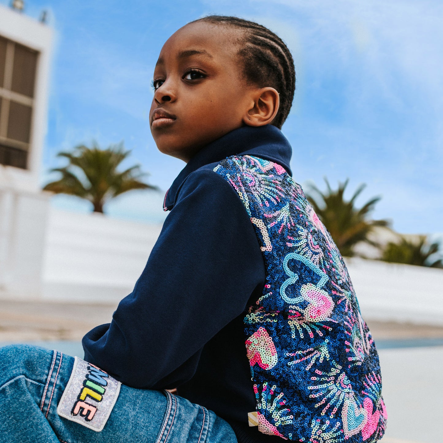 Billieblush - Navy fancy cardigan