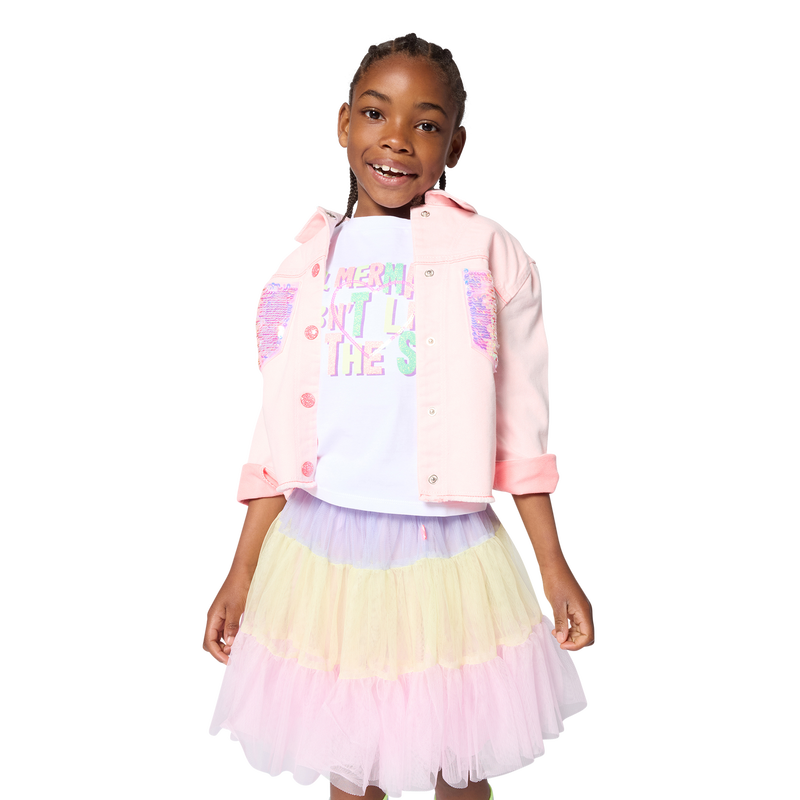 Billieblush  - Jacket, pink sparkle pockets