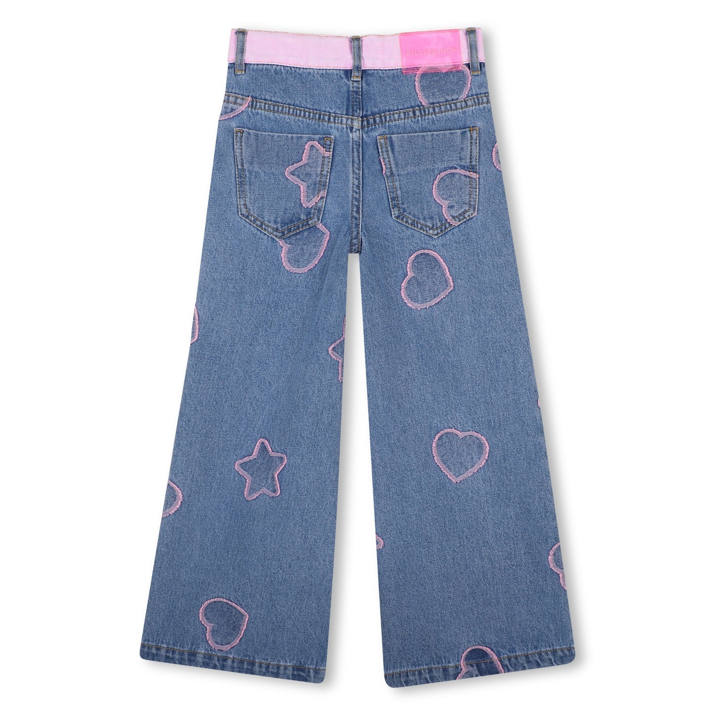 Billieblush - Jeans with stars and hearts design