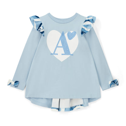 A'Dee - Powder blue and white 2 piece legging outfit, Nina